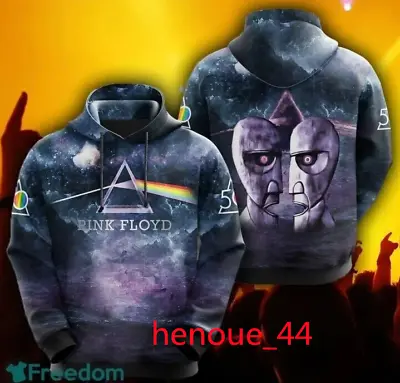 Buy Unisex Pink Floyd Rock Band Hoodies Sweatshirt Hooded Top Jumper Pullover Coat • 14.39£
