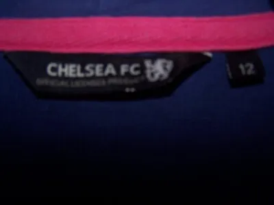 Buy Vintage Ladies Blue Chelsea FC Official Merchandise Hoodie. Size Uk 12 VGC • 12.50£