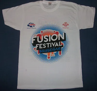 Buy JESSIE J Dizzee Rascal WANTED Pixie Lott FOXES Fusion Festival 2014 SMALL TSHIRT • 5.99£