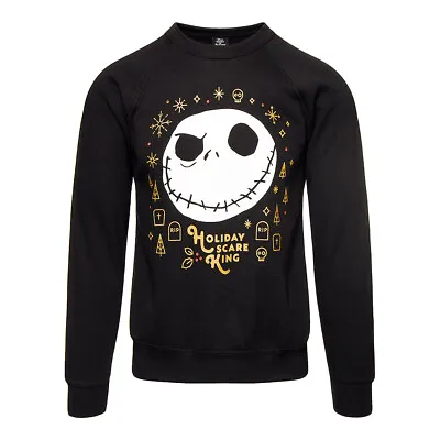 Buy Nightmare Before Christmas Holiday Scare King Crew Neck Sweater (Black) • 32.99£