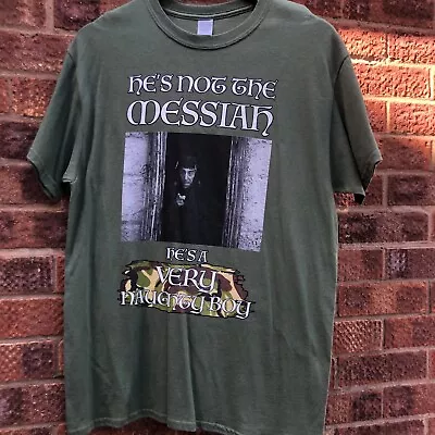 Buy Monty Python T-Shirt Size Medium Green Life Of Brian Movie Quote Gildan Brand • 9.99£