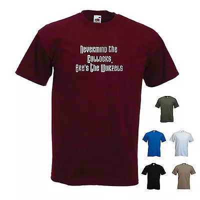 Buy 'Never Mind The Bullocks, Ere's The The Wurzels' Mens Funny T-shirt Tee. S-XXL • 11.69£