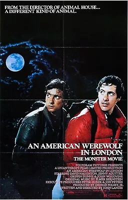 Buy AN AMERICAN WEREWOLF IN LONDON B  To Order White Gildan T Shirt S To 3 Xl DTG • 16£
