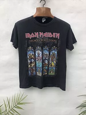 Buy Iron Maiden Tour T-shirt Men's Medium Black Legacy Of The Beast 2018 European  • 25.99£