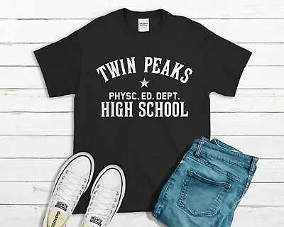 Buy Twin Peaks Physc. Ed. Dept. T-shirt - High School Classic TV Lynch Tee Top • 11.99£