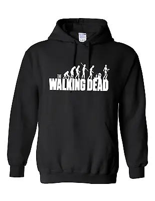 Buy Inspired The Walking Dead Evo Hoodie Unisex Black Daryl Dixon Rick Zombie  • 16.99£