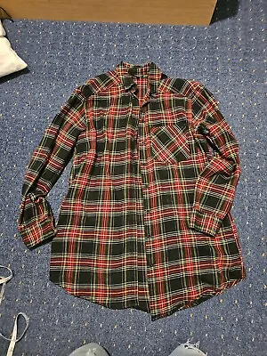 Buy Topshop Oversized Checked Shirt Jacket With Pockets. Size 8. • 4.30£