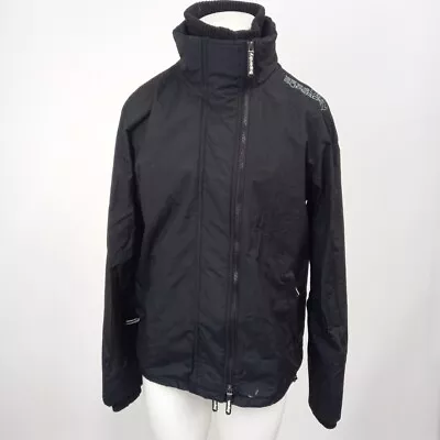Buy Superdry Jacket Size Large Mens Black Windcheater -WRDC • 7.99£