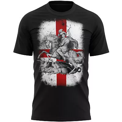Buy English Knight T Shirt Graphic Print St George's Day Dragon Slayer Gifts England • 16.99£
