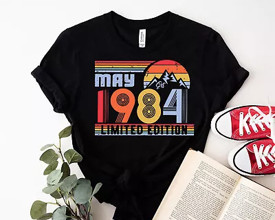 Buy Personalized Month  60th Birthday T-Shirt For Mens & T-shirt For Women, 1984 May • 5.99£