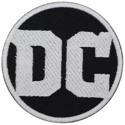Buy DC Comics Circle Superhero Movie Logo Iron On Sew On Embroidered Patch For Shirt • 2.49£