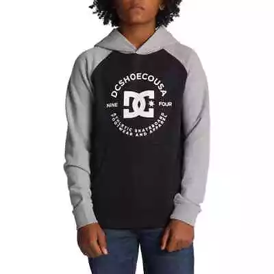 Buy DC Star Pilot (Youth) Pullover Hoodie - Black/Grey Heather • 21.99£