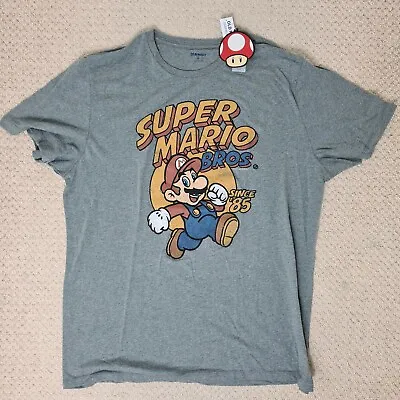Buy Nintendo Super Mario Bros XXL T-shirt - 80s - BNWT - Retro Videogames • 19.99£