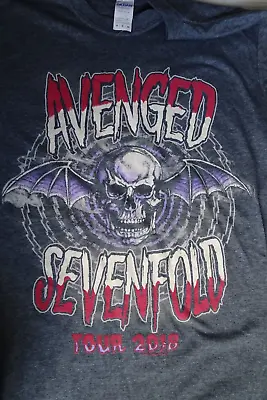 Buy Avenged Sevenfold T-shirt UK Tour 2018  Size Medium • 14.99£