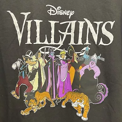 Buy Disney Villains T Shirt Ursula Cruella Scar Jafar Maleficent Evil Queen Hades • 23.62£
