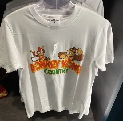 Buy Super Nintendo World TM Limited Donkey Kong & Diddy Kong T-shirt Unisex USJ New • 85.03£