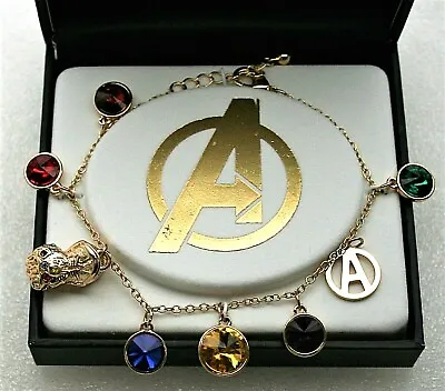 Buy Marvel Studios Avengers Infinity SAGA Stones Glove Gauntlet Bracelet New MIB • 26.98£