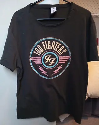 Buy Foo Fighters Amplified Black Soft T Shirt 2xl (46  Chest) • 9.99£