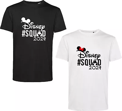 Buy Disney Squad 2024 Pack T Shirt Mickey Mouse Minnie Mouse Disneyland Gift Top • 9.99£