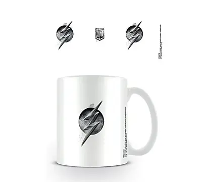 Buy Justice League Movie - Flash Logo Drip Mug - OFFICIAL MERCH GIFT IDEA • 8.65£