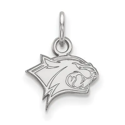 Buy University Of New Hampshire Wildcats Mascot Head Pendant In Sterling Silver • 39.77£