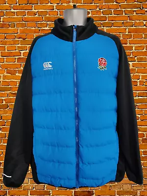 Buy Bnwt Mens Canterbury Size 3xl Xxxl Blue England Rugby Hybrid Jacket Coat Casual • 99.99£