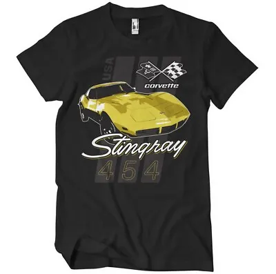 Buy Officially Licensed Chevrolet Corvette Stingray 454 Mens T-Shirt S-5XL Size • 21.99£