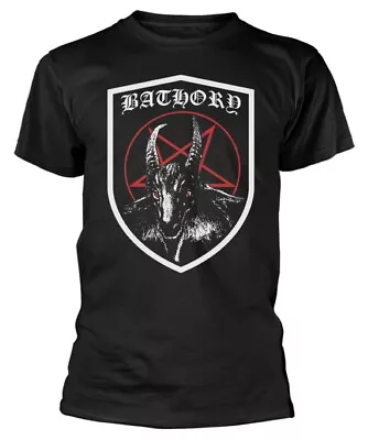 Buy Bathory Shield Black T-Shirt NEW OFFICIAL • 17.99£