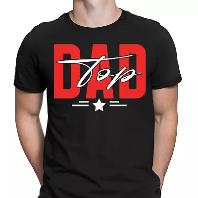Buy Top Dad Fathers Day T Shirt Birthday Top Gun Present Christmas Mens T-Shirt #FD • 9.99£