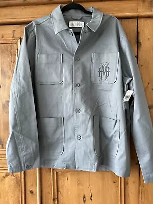 Buy Disney Parks The Haunted Mansion Gray Buttoned Jacket / Thick Shirt Size Large • 45£