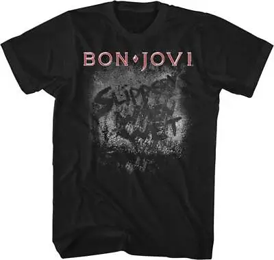 Buy Bon Jovi Slippery When Wet Adult T Shirt Rock Music Merch • 41.23£