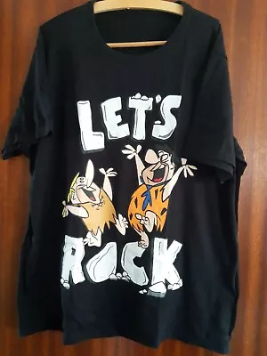Buy The Flintstones Let's Rock T Shirt XXL Mans • 6£