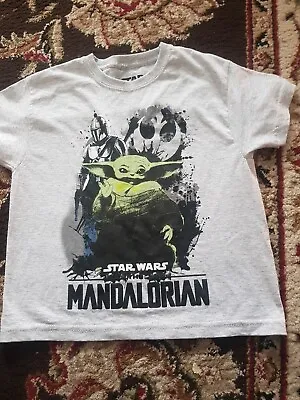 Buy Star Wars Mandalorian T Shirt Aged 5/6 • 3.50£