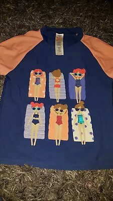 Buy Girls Sun Protector Tee Shirt Age 9-10 Years • 3£