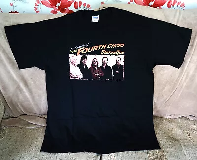 Buy Status Quo Vintage Memorial T-Shirt In Search Of The Fourth Chord Tour/FREE Post • 14.50£