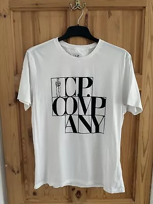 Buy CP Company T-Shirt Size Large White • 22£