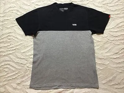 Buy Men’s Vans Black & Grey Cotton T Shirt - Sz M • 6.99£