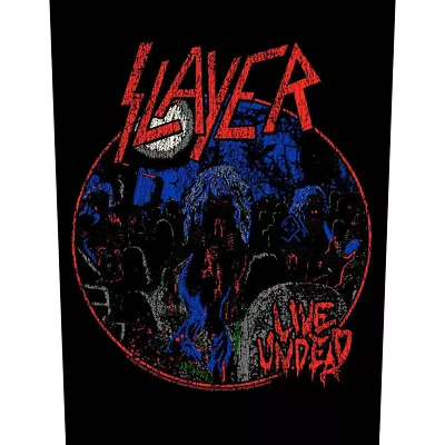 Buy Slayer - Live Undead Backpatch Rückenaufnäher KULT  - Official Merch • 12.87£