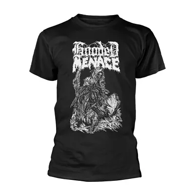 Buy HOODED MENACE - REANIMATED BY DEATH BLACK T-Shirt Small • 17.13£