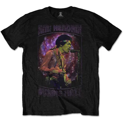 Buy Jimi Hendrix Purple Haze Frame Black T-Shirt - OFFICIAL • 14.89£