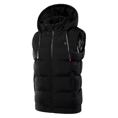 Buy Electric Vest Heated Cloth Jacket USB Warm Up Heating Body Warmer Women Men Coat • 27.19£