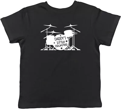 Buy Daddy's Little Drummer Childrens Kids T-Shirt Boys Girls • 5.99£