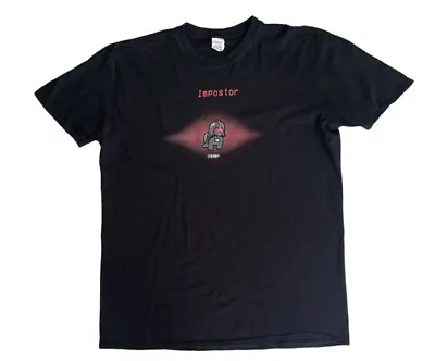 Buy Among Us Darth Vader Star Wars Imposter Black T-Shirt Size XL • 9.99£