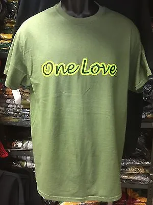 Buy One Love T Shirt Khaki Roots & Culture Good Quality 100% Cotton  Plain Back 040 • 11.99£