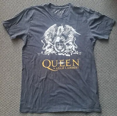 Buy Queen + Adam Lambert Rhapsody Tour 2020 T Shirt Short Sleeve Size L Used VGC  • 9.48£