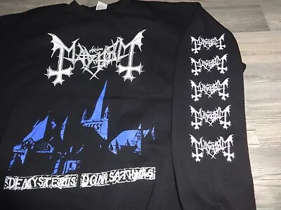 Buy Mayhem Sweatshirt Black Metal Morbid Dodheimsgard Carpathian Forest 1349 • 56.79£