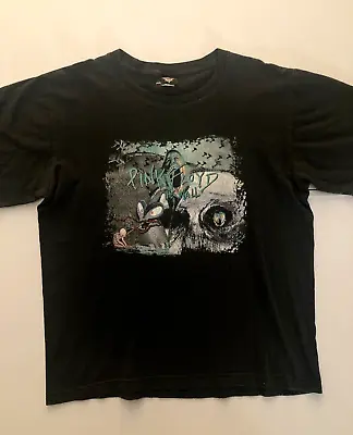 Buy Pink Floyd The Wall T Shirt Vintage 80s 90s Screaming L/XL Gerald Scarfe • 36.03£