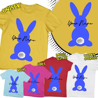 Buy Personalised Blessed Easter Rabbit Spring Festival Family Fancy Tee T-Shirt #ED • 7.59£