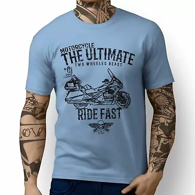 Buy JL Ultimate Illustration For A Honda Gold Wing GL1800 Motorbike Fan T-shirt • 19.99£