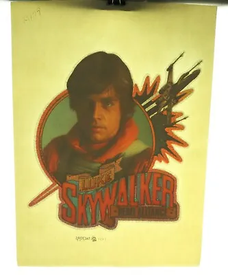 Buy Star Wars 1980 Iron On T-Shirt Luke Skywalker Rebel Alliance Inset Factors • 85.20£